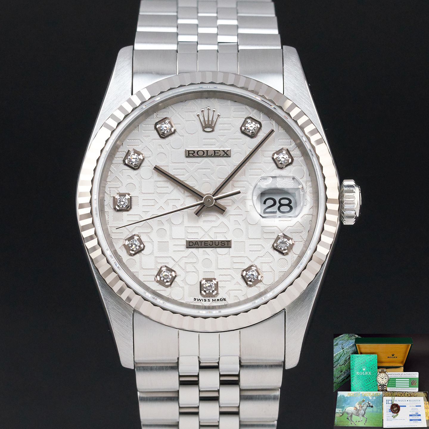 Rolex Datejust 36 16234 (1996) - 36 mm Steel case (1/8)