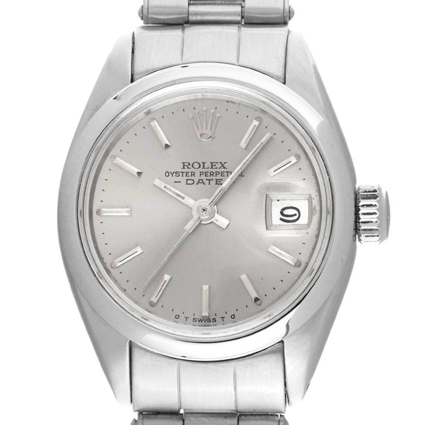 Rolex Lady-Datejust 6916 (1978) - Silver dial 26 mm Steel case (1/8)