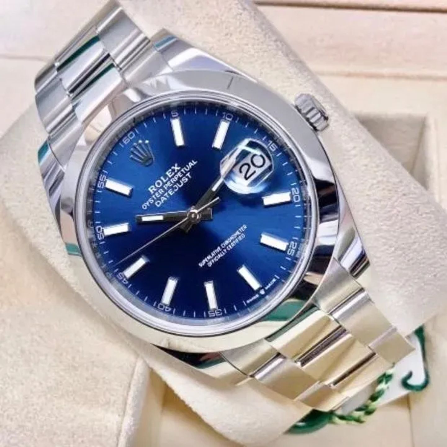 Rolex Datejust 41 126300 (2023) - Blauw wijzerplaat 41mm Staal (6/6)