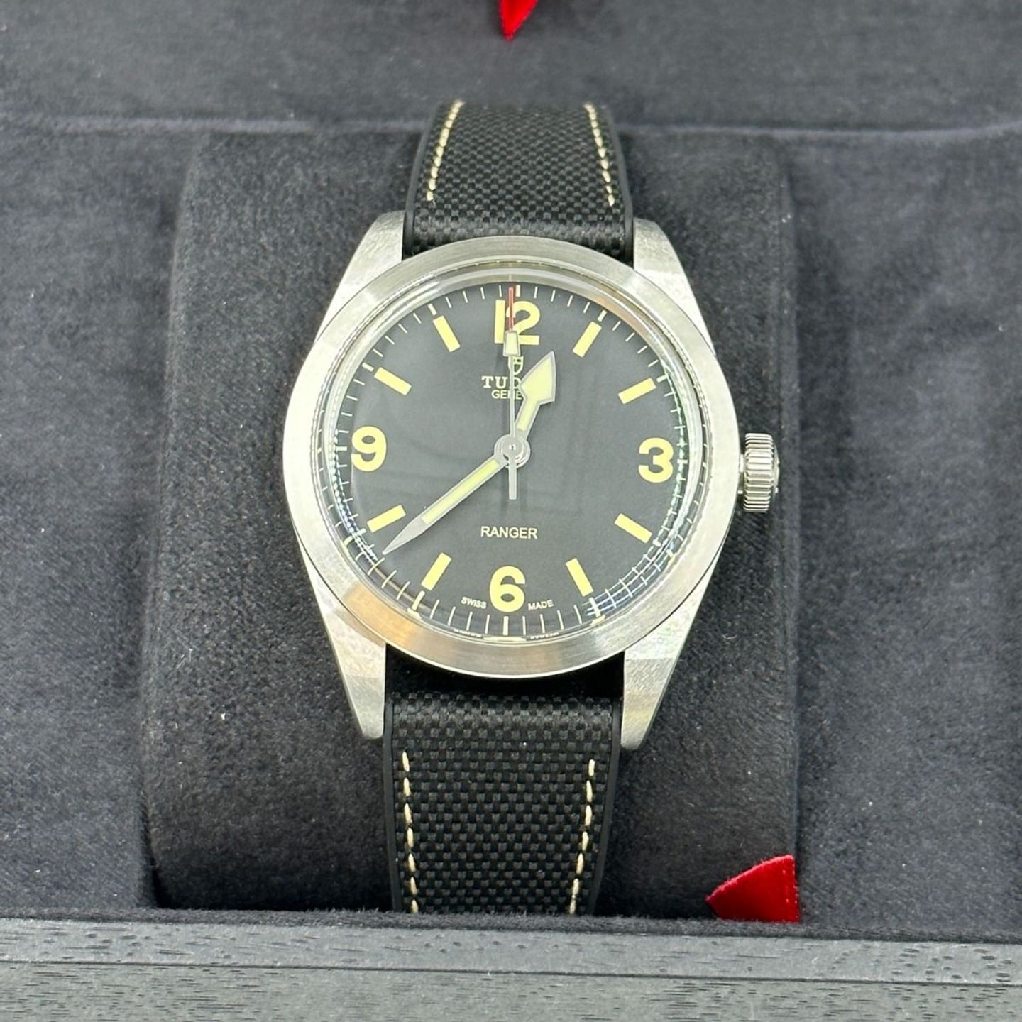 Tudor Ranger 79950-0002 (2024) - Zwart wijzerplaat 39mm Staal (5/8)