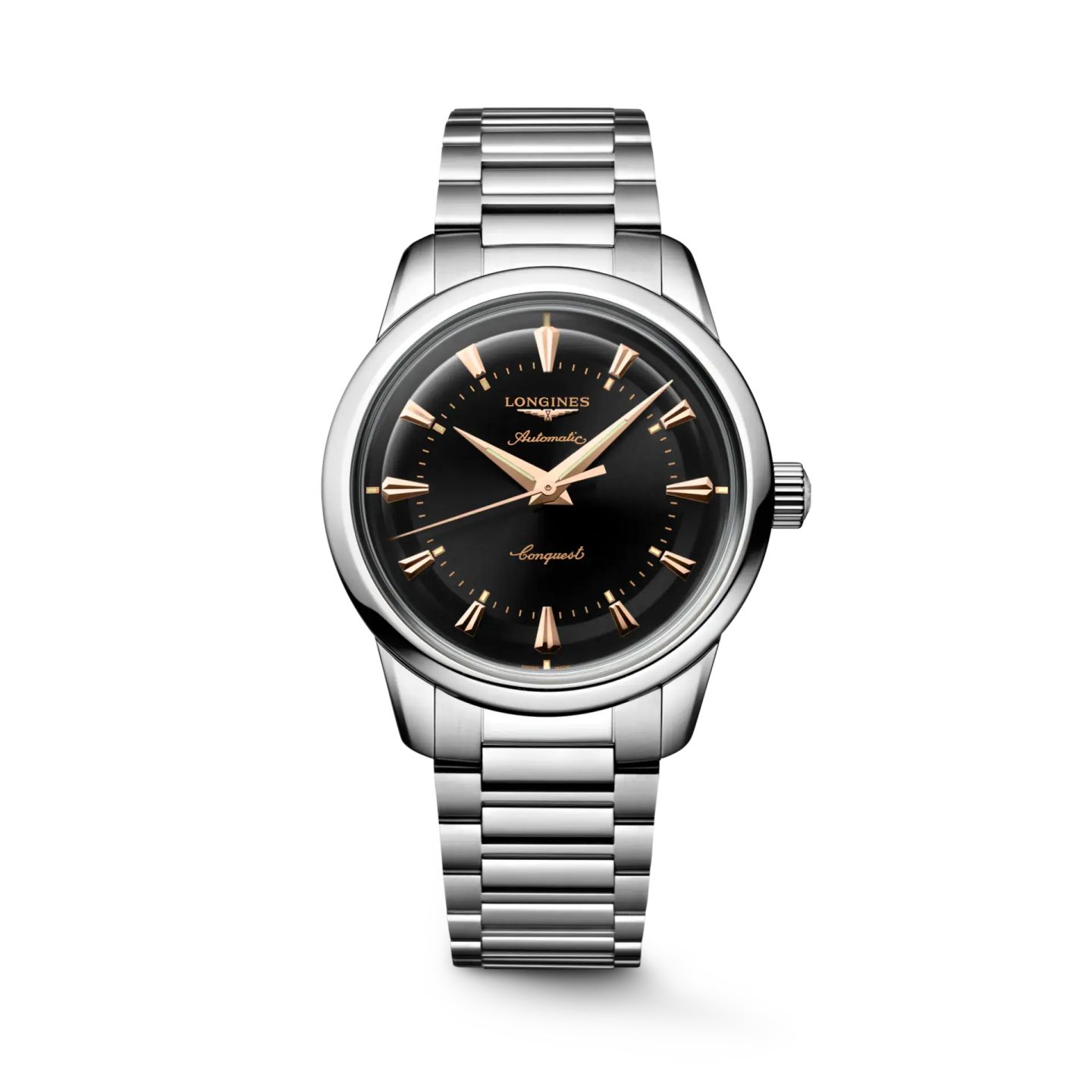 Longines Conquest Heritage L1.649.4.52.6 (2025) - Black dial 38 mm Steel case (1/1)