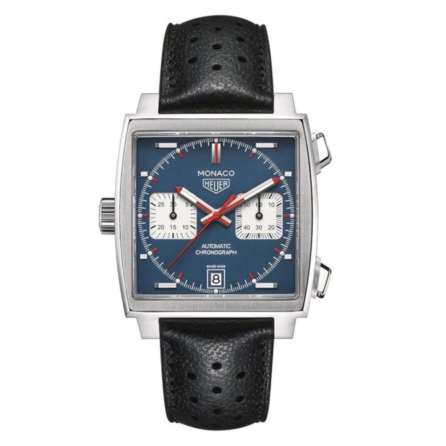 TAG Heuer Monaco Calibre 11 CAW211P.FC6356 (2023) - Blue dial 39 mm Steel case (3/3)