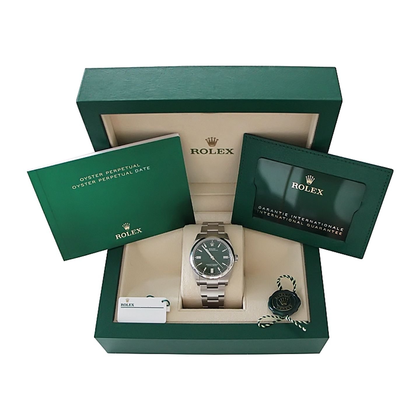 Rolex Oyster Perpetual 36 126000 (2020) - Groen wijzerplaat 36mm Staal (4/4)