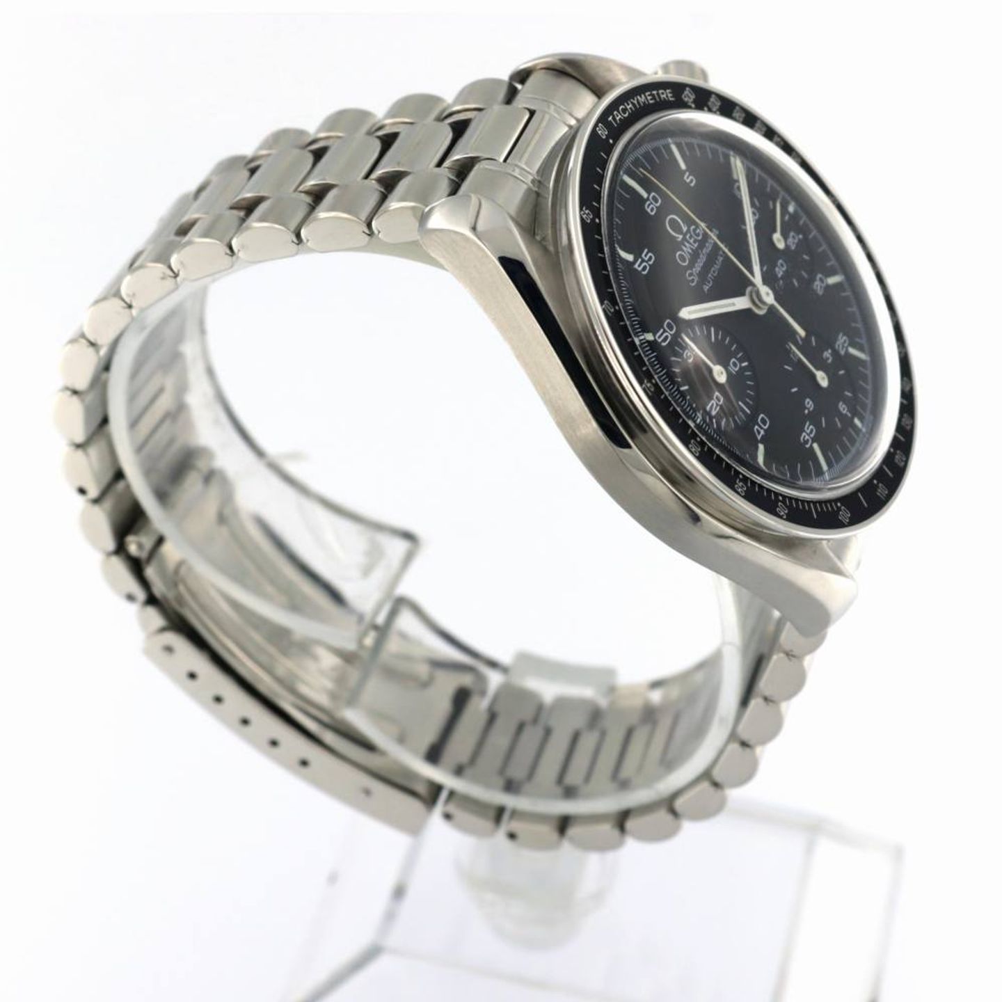 Omega Speedmaster Reduced 3510.50.00 (2000) - Zwart wijzerplaat 39mm Staal (3/6)
