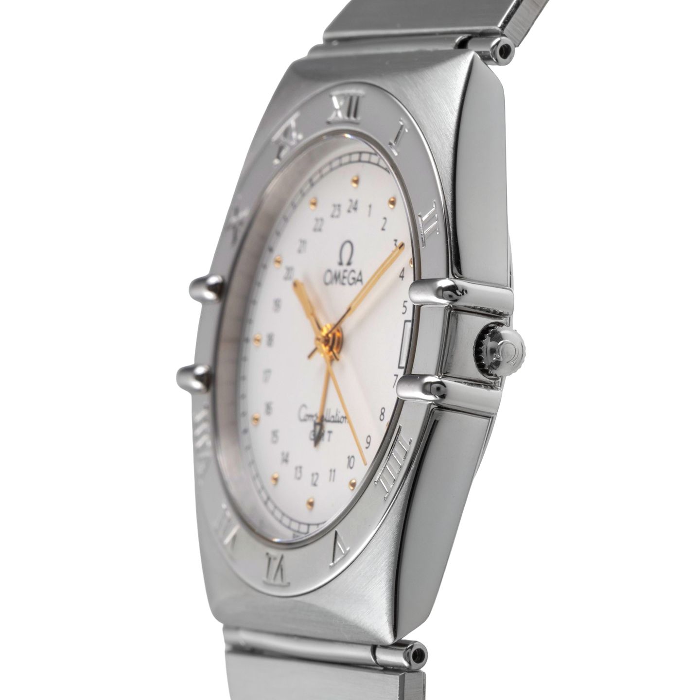 Omega Constellation Quartz 396.1060 (1985) - White dial 33 mm Steel case (6/8)