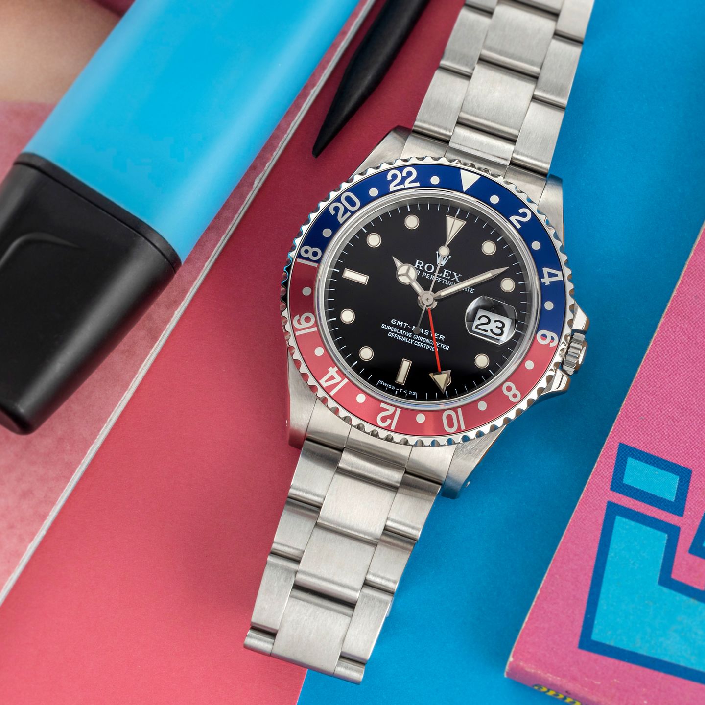 Rolex GMT-Master 16700 (1997) - 40mm Staal (1/8)