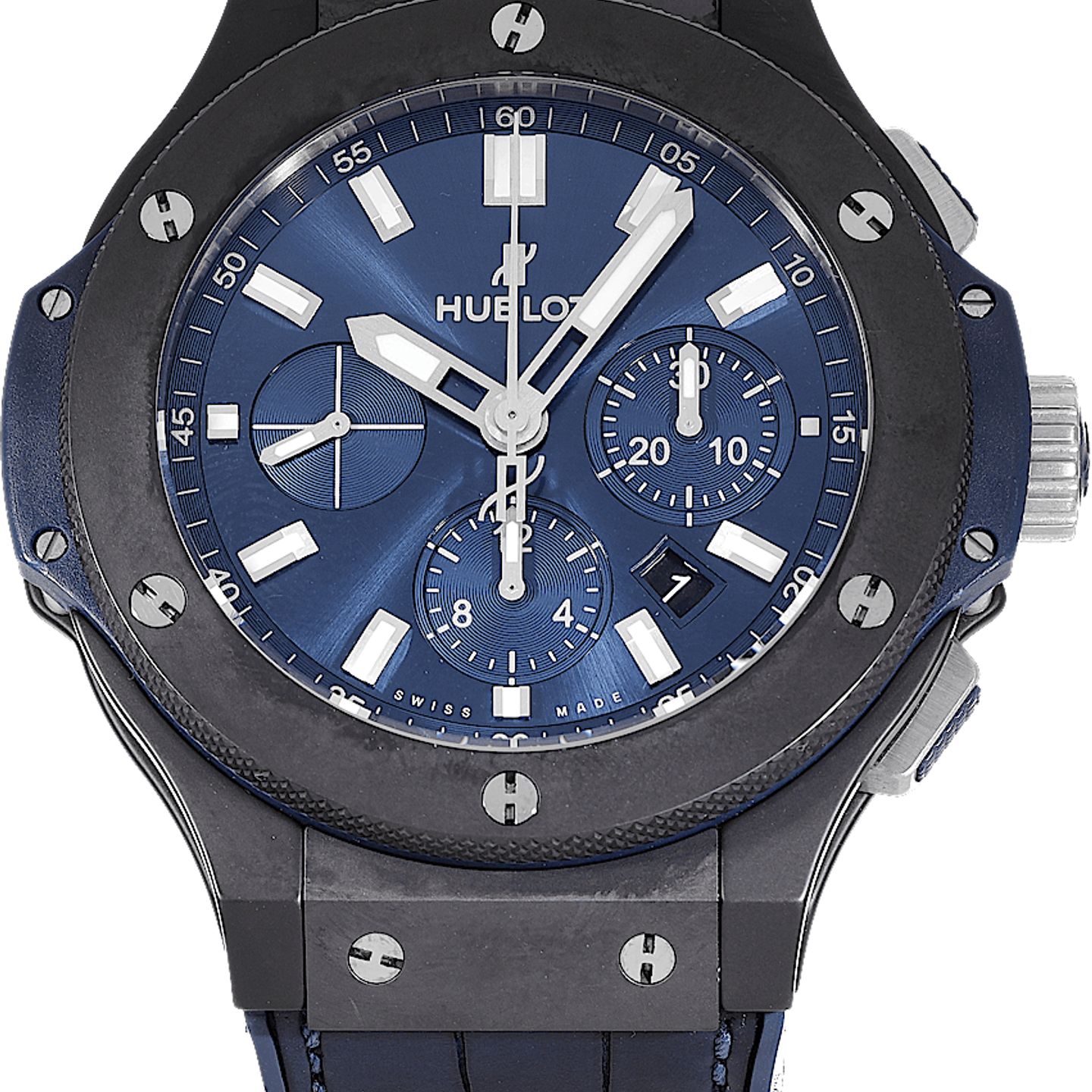 Hublot Big Bang 44 mm 301.CI.7170.LR (2019) - Blue dial 44 mm Ceramic case (2/5)