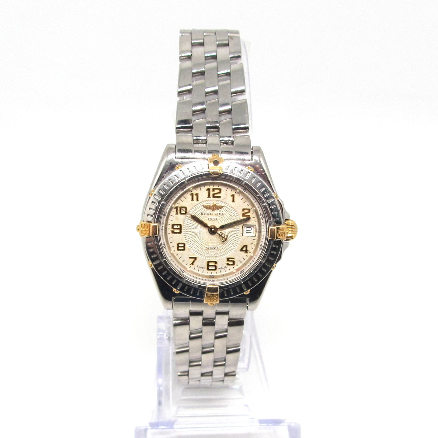 Breitling Wings Lady B67050 (Unknown (random serial)) - 31 mm Gold/Steel case (4/5)