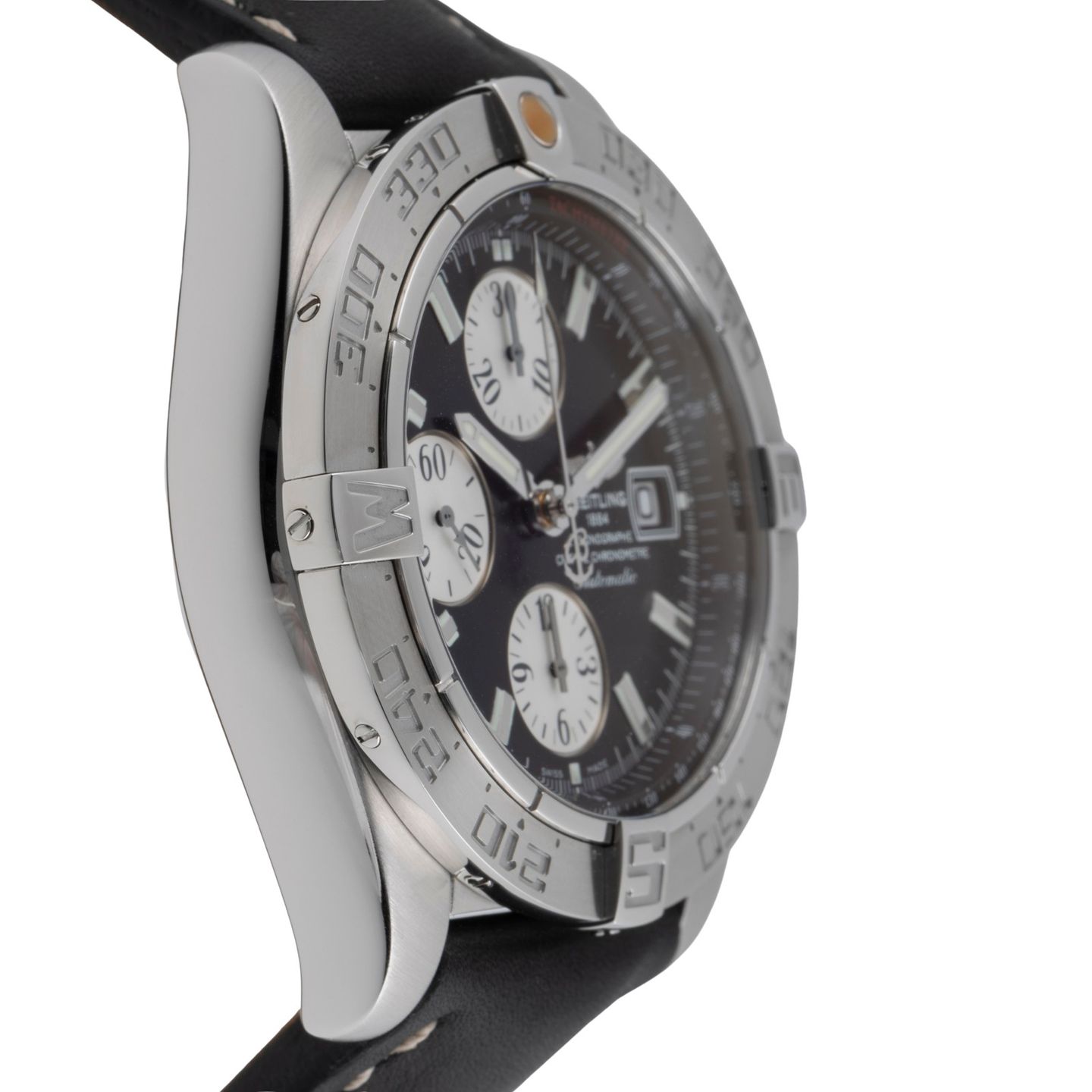 Breitling Galactic 44 A13364 (2011) - Black dial 44 mm Steel case (7/8)