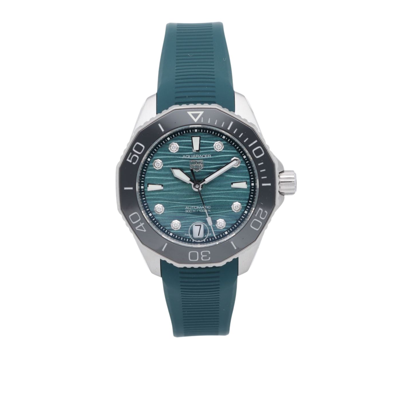 TAG Heuer Aquaracer Lady WBP231G.FT6226 (2024) - Blue dial 36 mm Steel case (1/7)