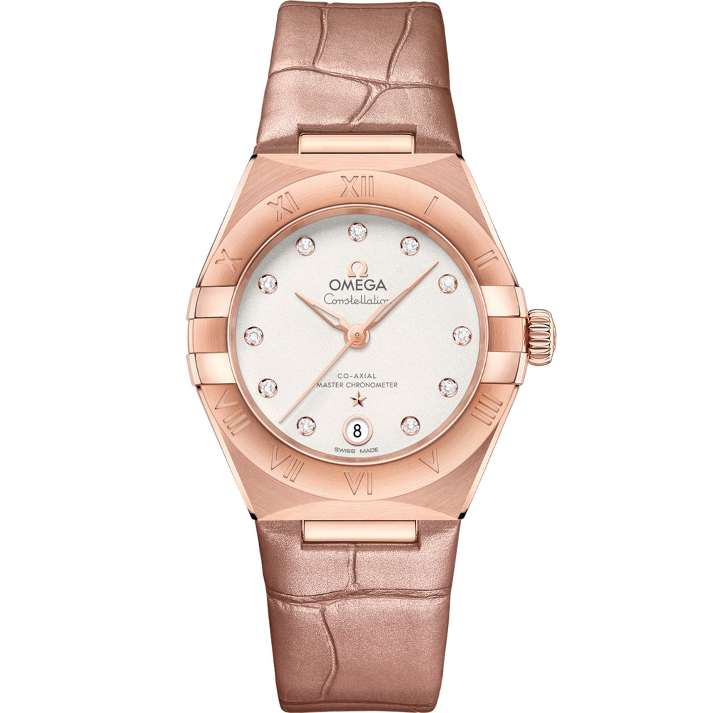 Omega Constellation 131.53.29.20.52.002 (2025) - Silver dial 29 mm Rose Gold case (1/1)