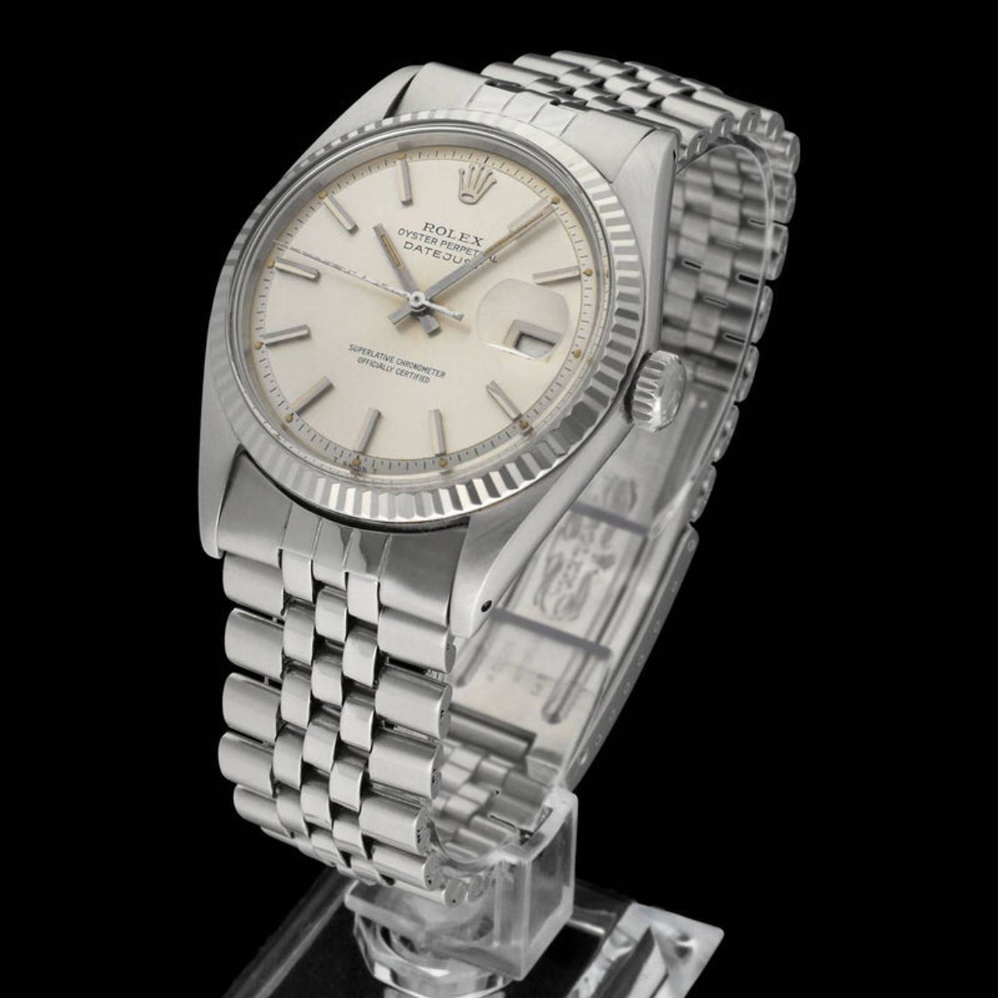 Rolex Datejust 1601 (1973) - Silver dial 36 mm Steel case (4/14)