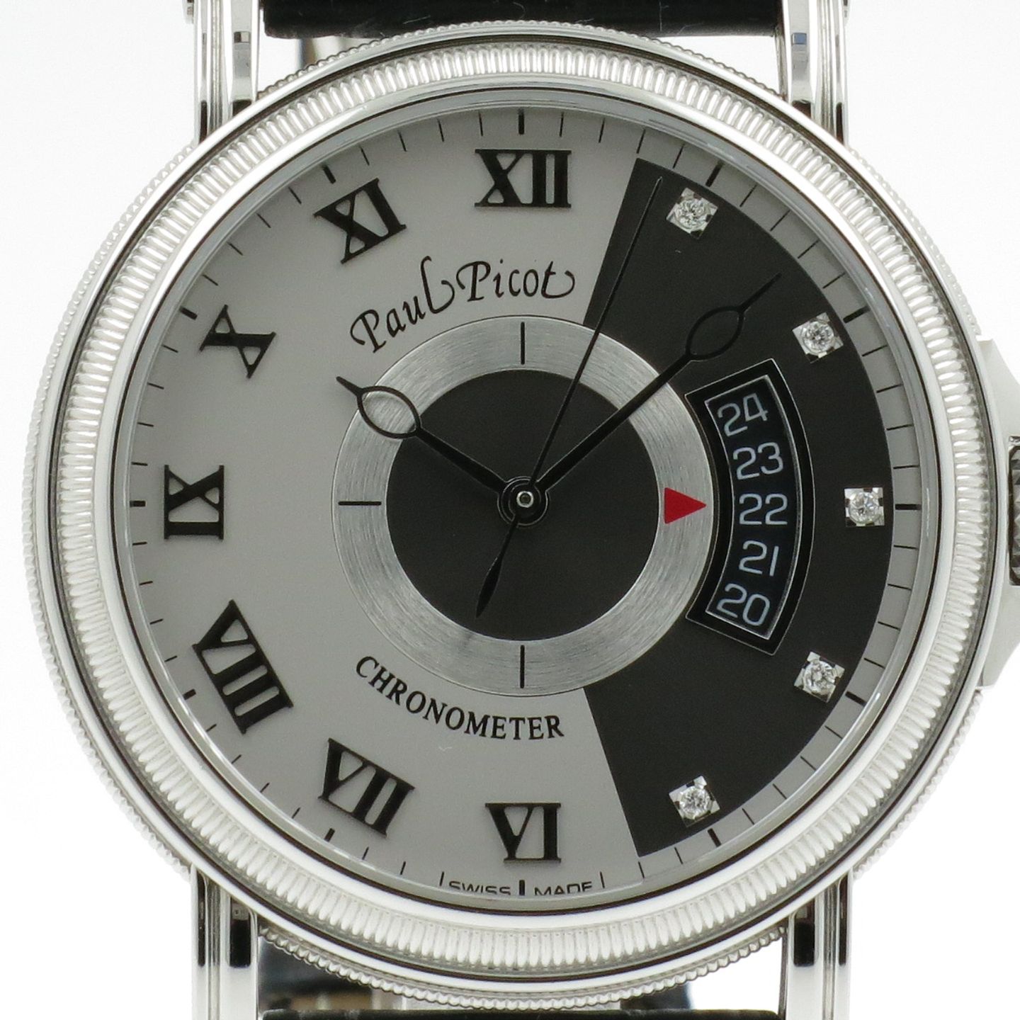 Paul Picot Atelier 3351 SG (Unknown (random serial)) - Silver dial 42 mm Steel case (1/8)