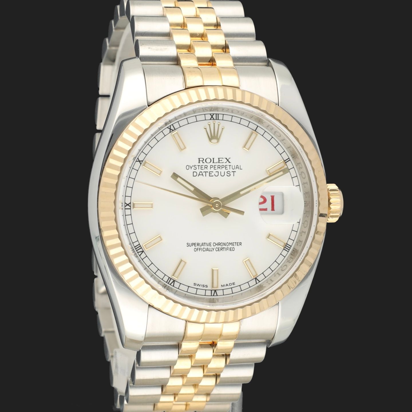 Rolex Datejust 36 116233 (2010) - 36 mm Gold/Steel case (4/8)