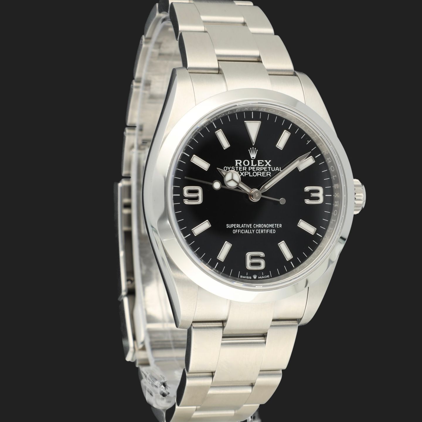 Rolex Explorer 124270 (2024) - Black dial 36 mm Steel case (4/7)