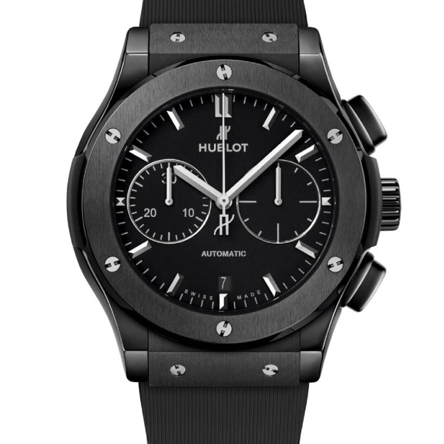 Hublot Classic Fusion Chronograph 521.CM.1171.RX (2024) - Zwart wijzerplaat 45mm Keramiek (1/3)