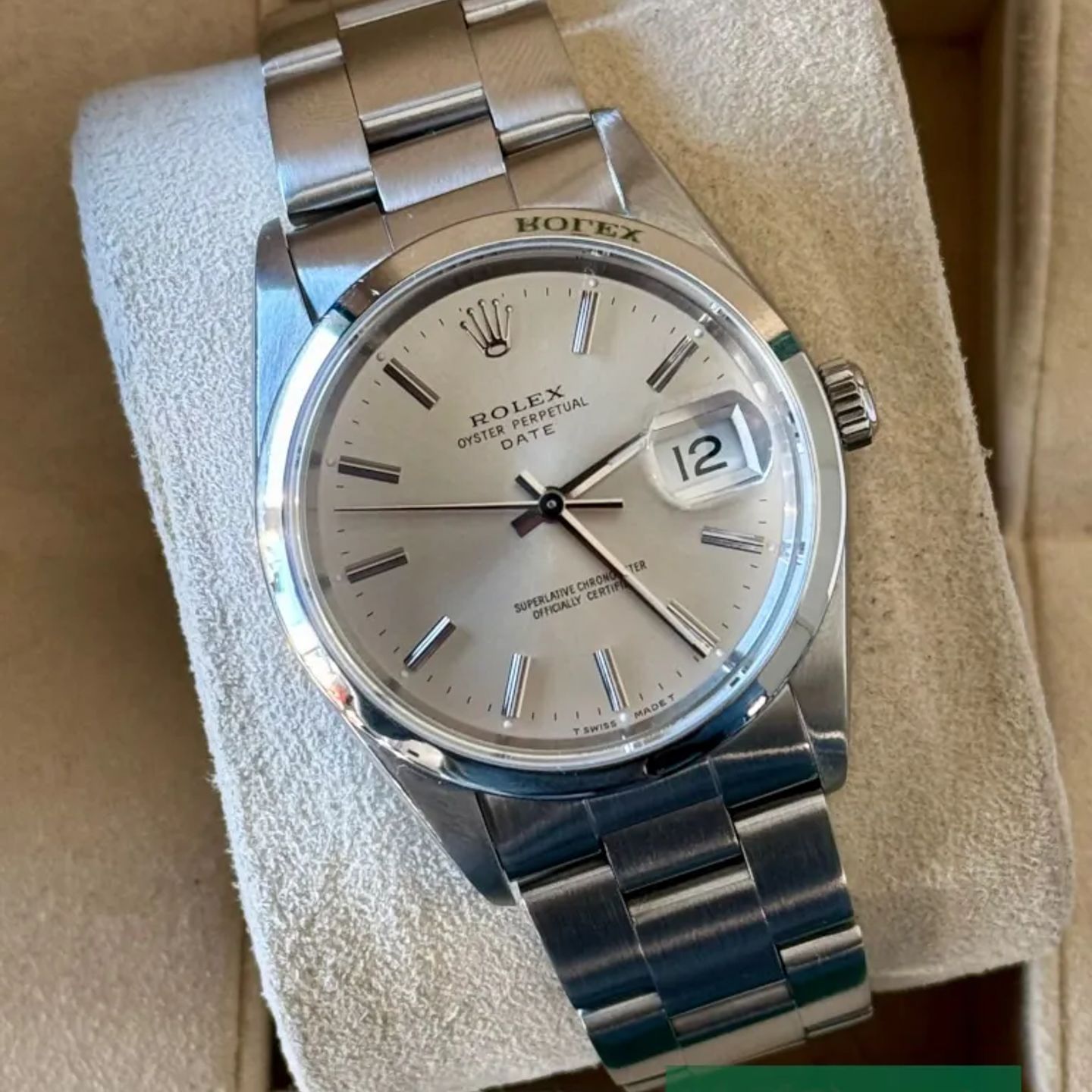 Rolex Oyster Perpetual Date 15200 (1991) - 34 mm Steel case (1/7)