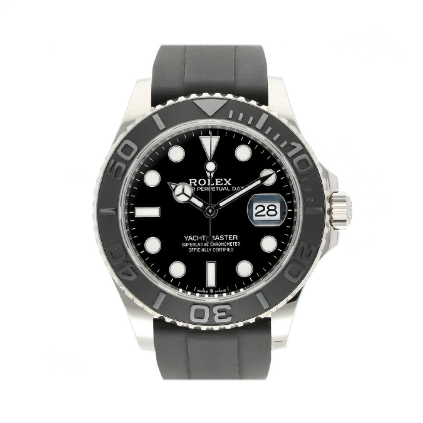 Rolex Yacht-Master 42 226659 (2025) - Black dial 42 mm White Gold case (1/5)