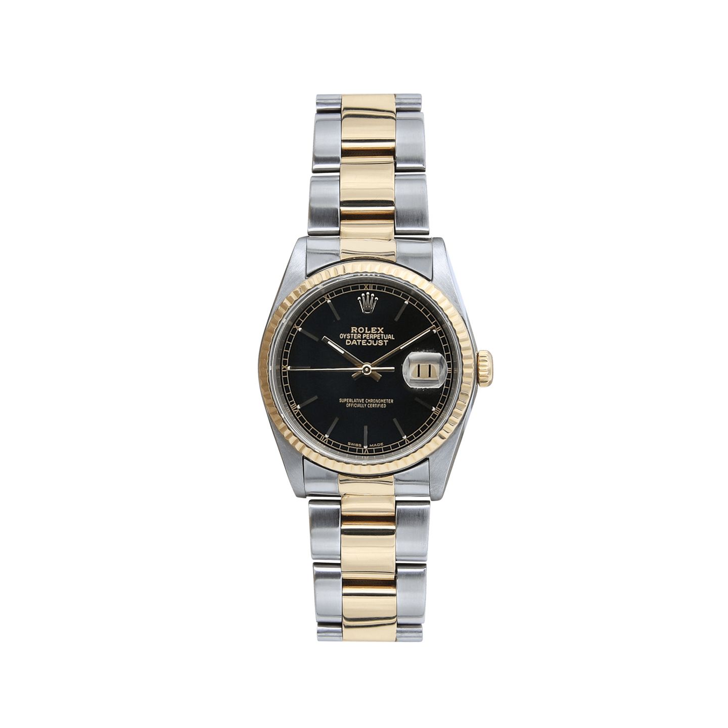 Rolex Datejust 36 16233 (Onbekend (willekeurig serienummer)) - 36mm Goud/Staal (1/6)