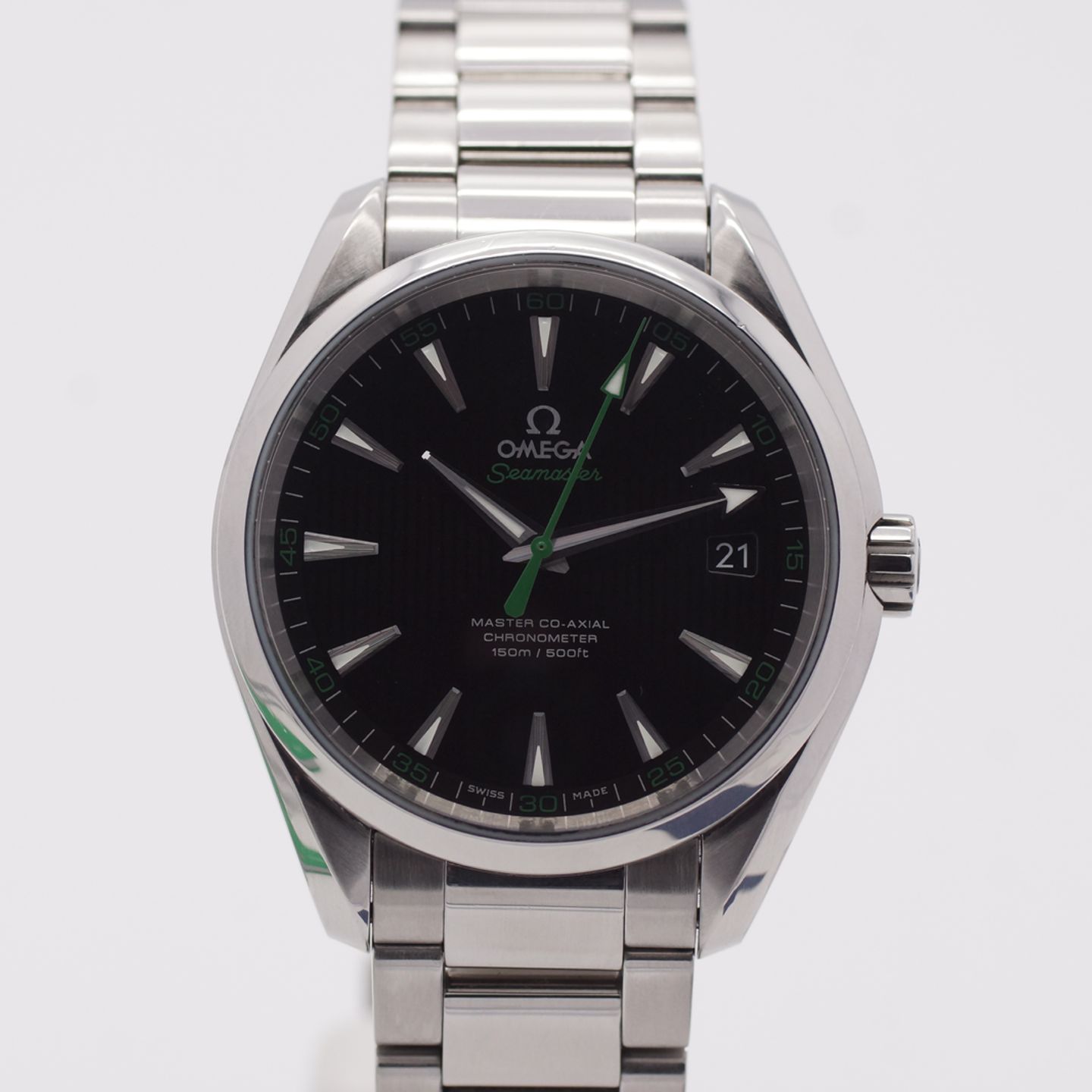 Omega Seamaster Aqua Terra 231.10.42.21.01.004 (2015) - Black dial 42 mm Steel case (2/8)