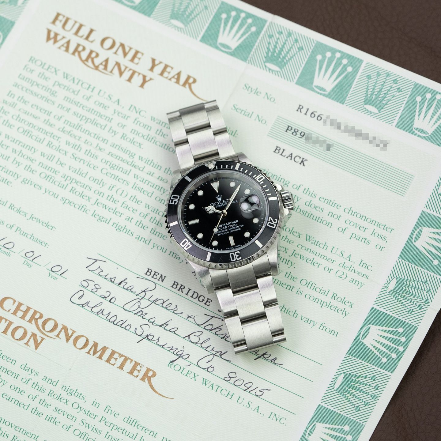 Rolex Submariner Date 16610 - (6/6)