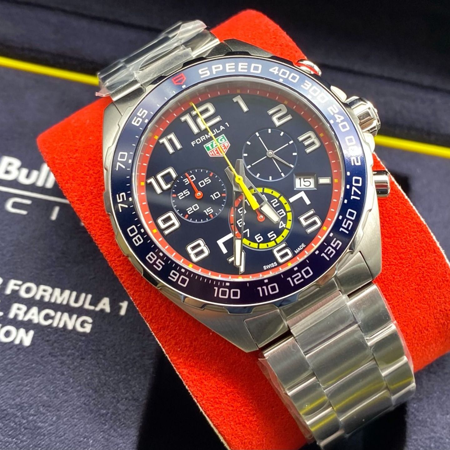 TAG Heuer Formula 1 Quartz CAZ101AL.BA0842 (2023) - Blauw wijzerplaat 43mm Staal (7/8)