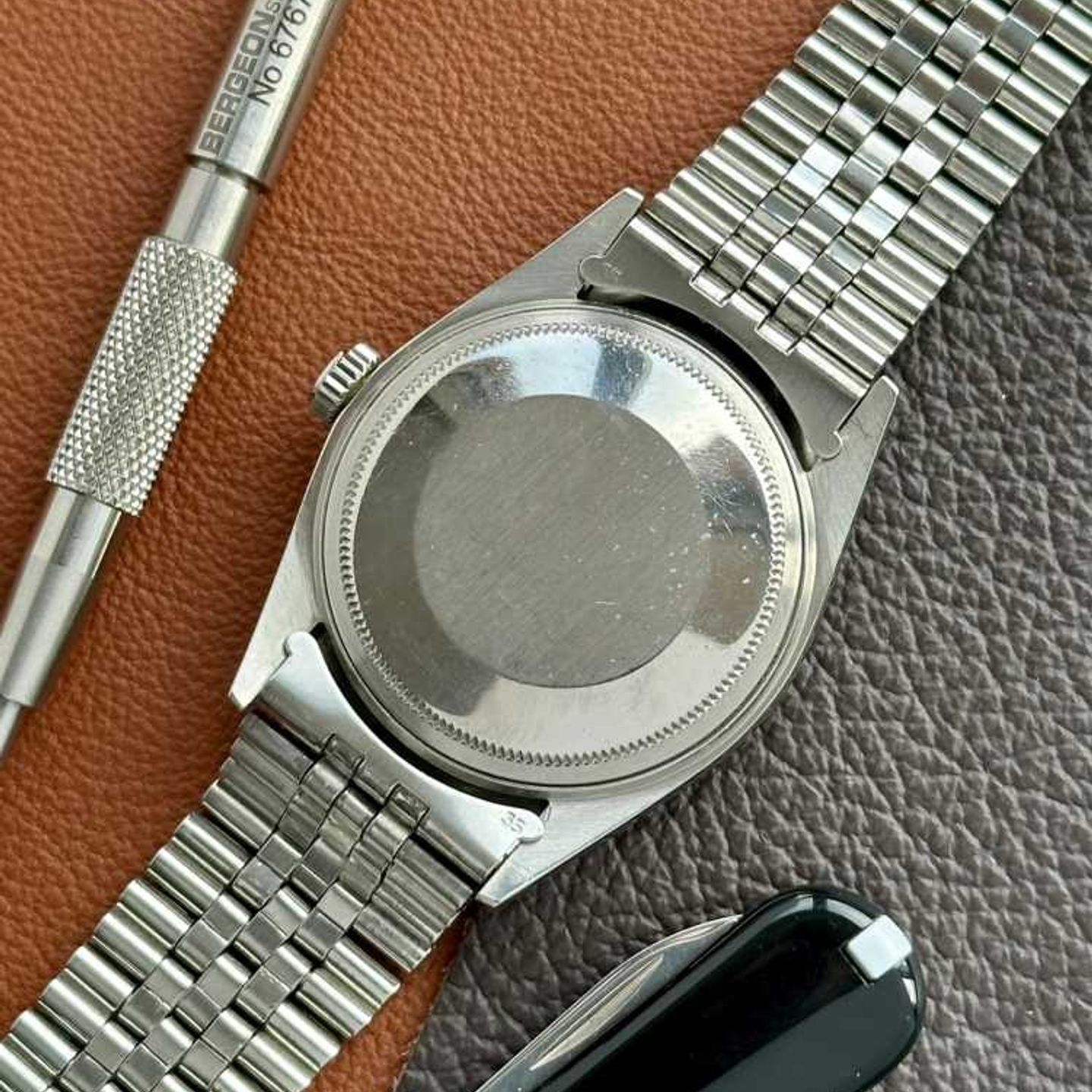 Rolex Datejust 1601 (1972) - Silver dial 36 mm Steel case (8/8)