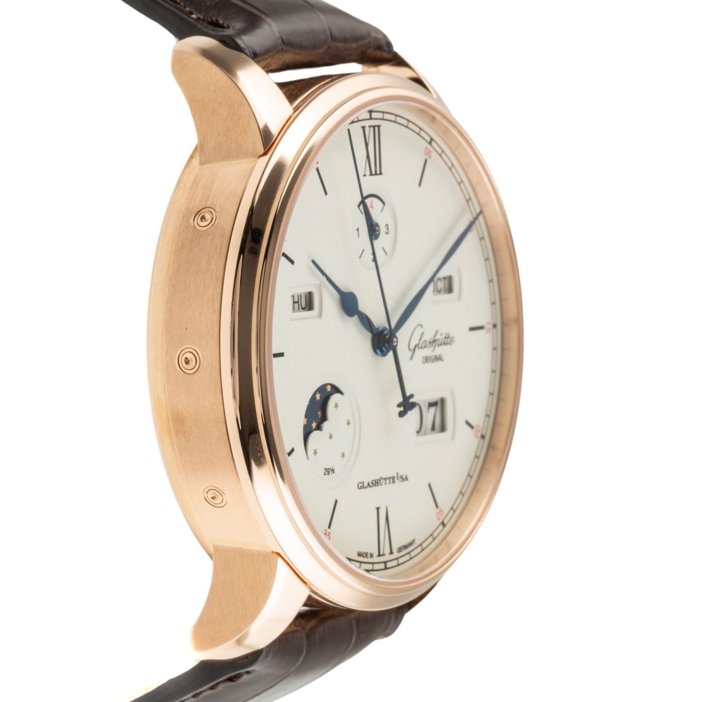 Glashütte Original Senator Excellence 1-36-02-02-05-01 (Onbekend (willekeurig serienummer)) - Zilver wijzerplaat 42mm Roodgoud (7/8)