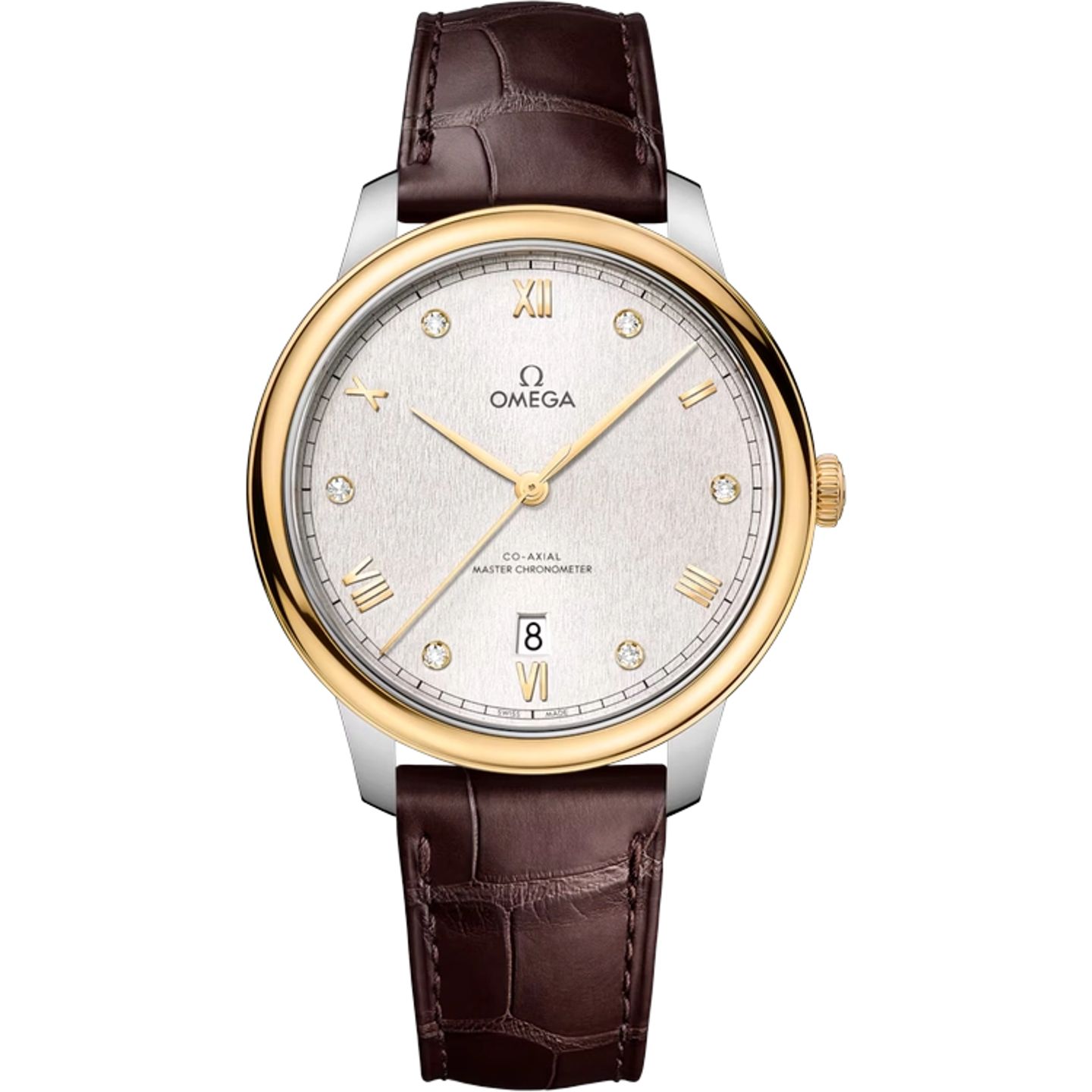 Omega De Ville 434.23.40.20.52.001 (2025) - Silver dial 40 mm Gold/Steel case (1/1)