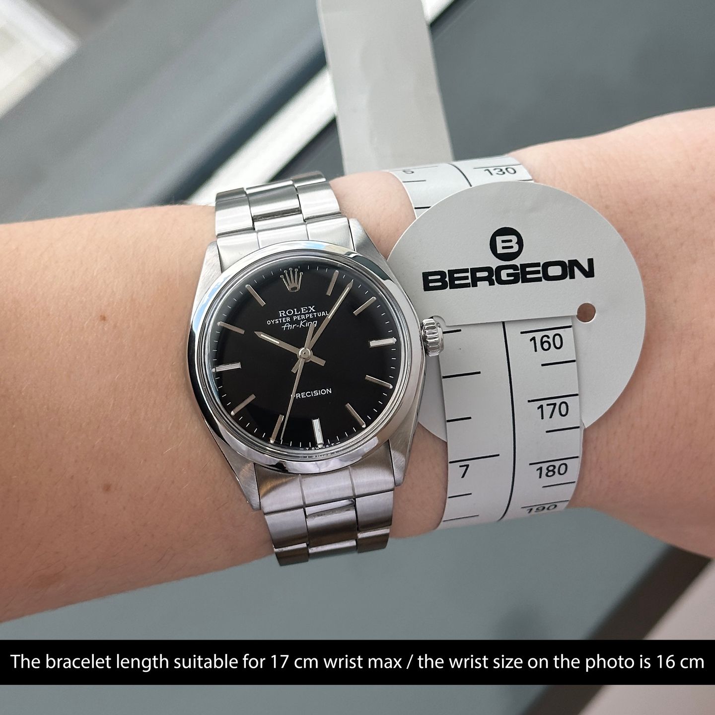 Rolex Air-King 5500 (1978) - 34 mm Steel case (2/8)