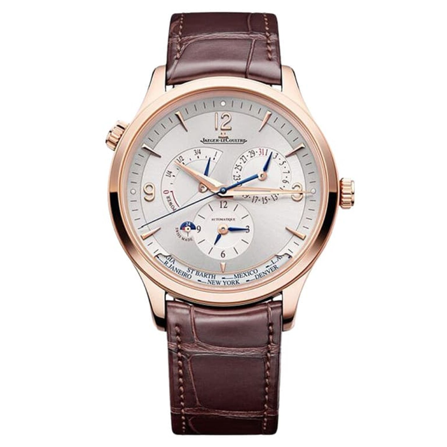 Jaeger-LeCoultre Master Geographic Q4122520 (2024) - Wit wijzerplaat 40mm Roségoud (1/1)