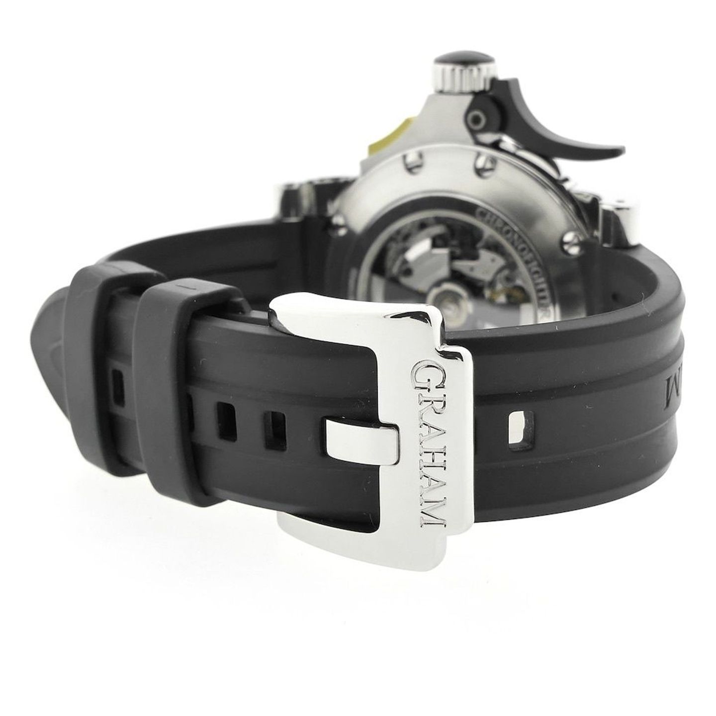 Graham Chronofighter 2TRAS (2018) - Black dial 47 mm Steel case (8/8)