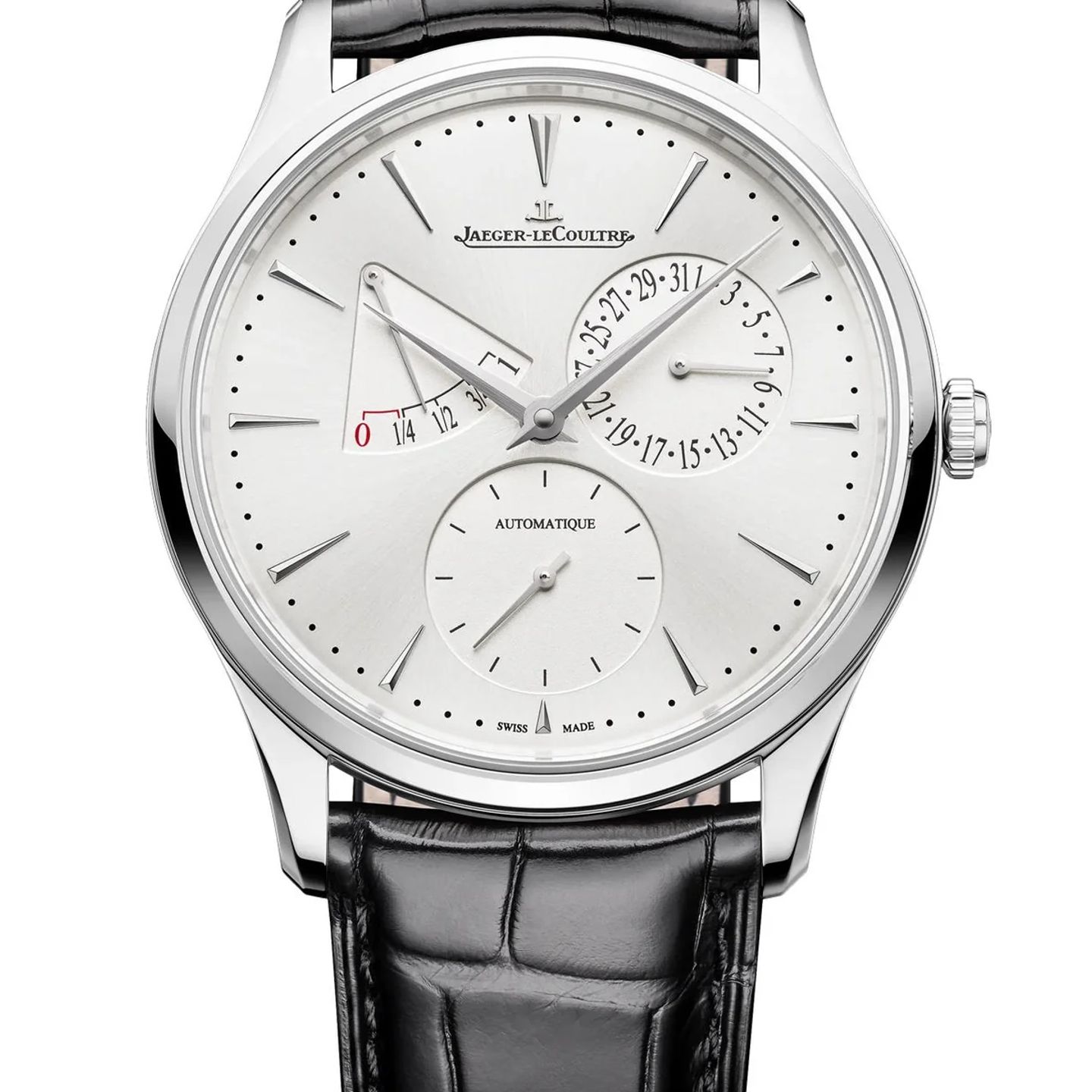 Jaeger-LeCoultre Master Ultra Thin Réserve de Marche Q1378421 (2026) - Grijs wijzerplaat 39mm Staal (1/1)