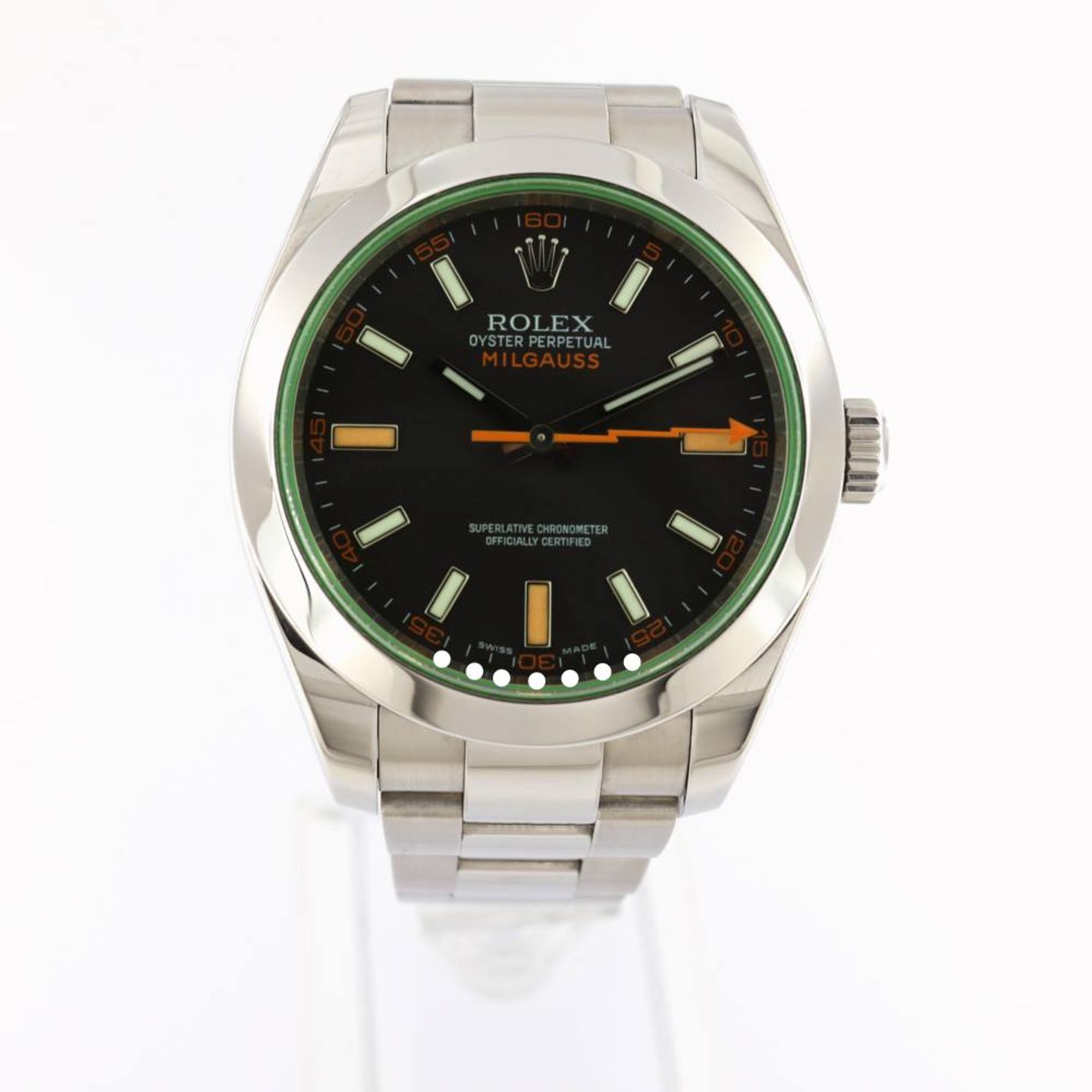 Rolex Milgauss 116400GV (2009) - 40 mm Steel case (1/7)