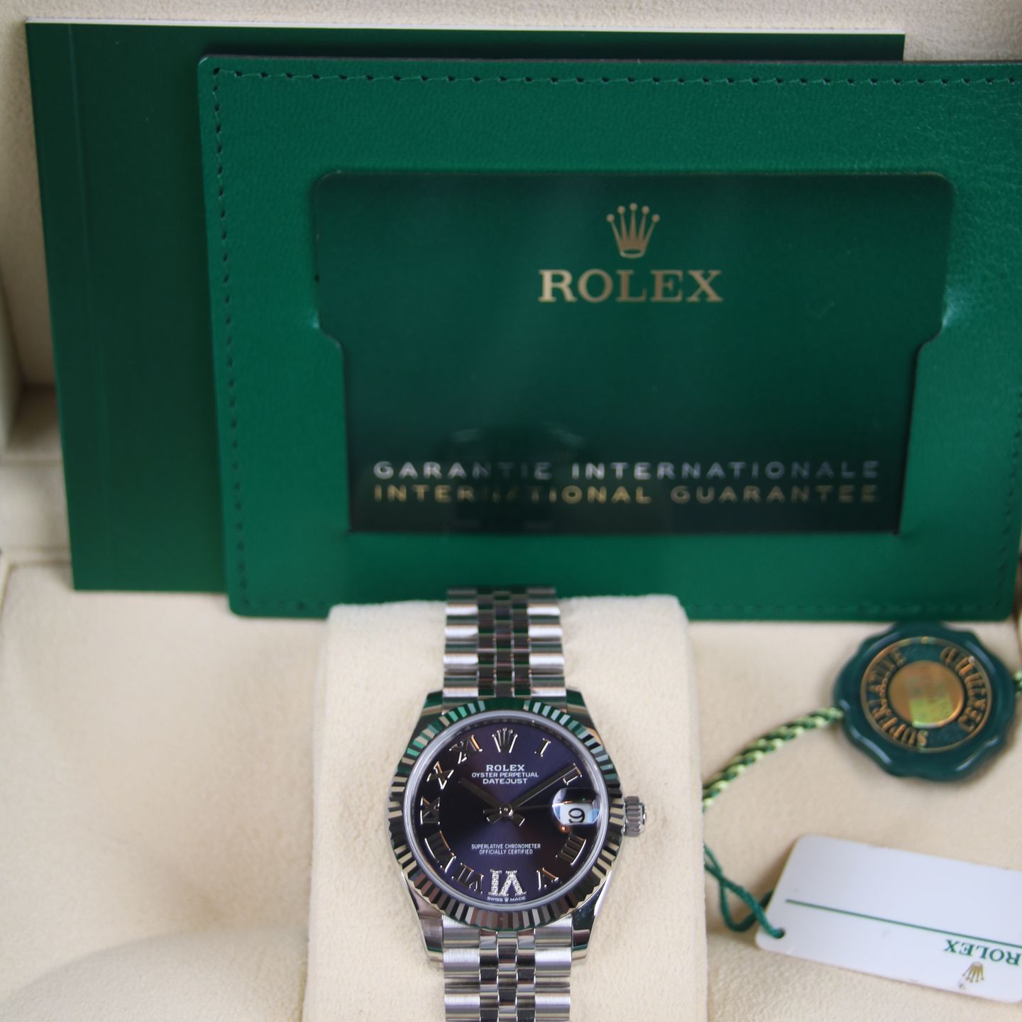 Rolex Datejust 31 278274 (2024) - Paars wijzerplaat 31mm Staal (6/6)