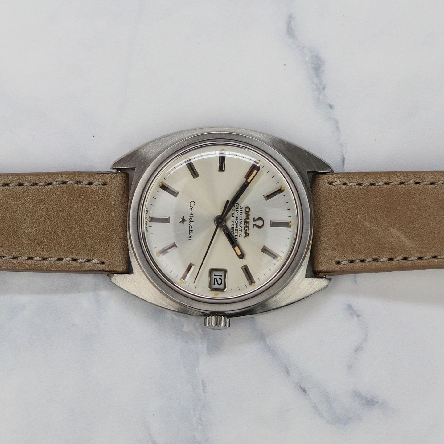 Omega Constellation 168.017 (1960) - Silver dial 36 mm Steel case (4/6)