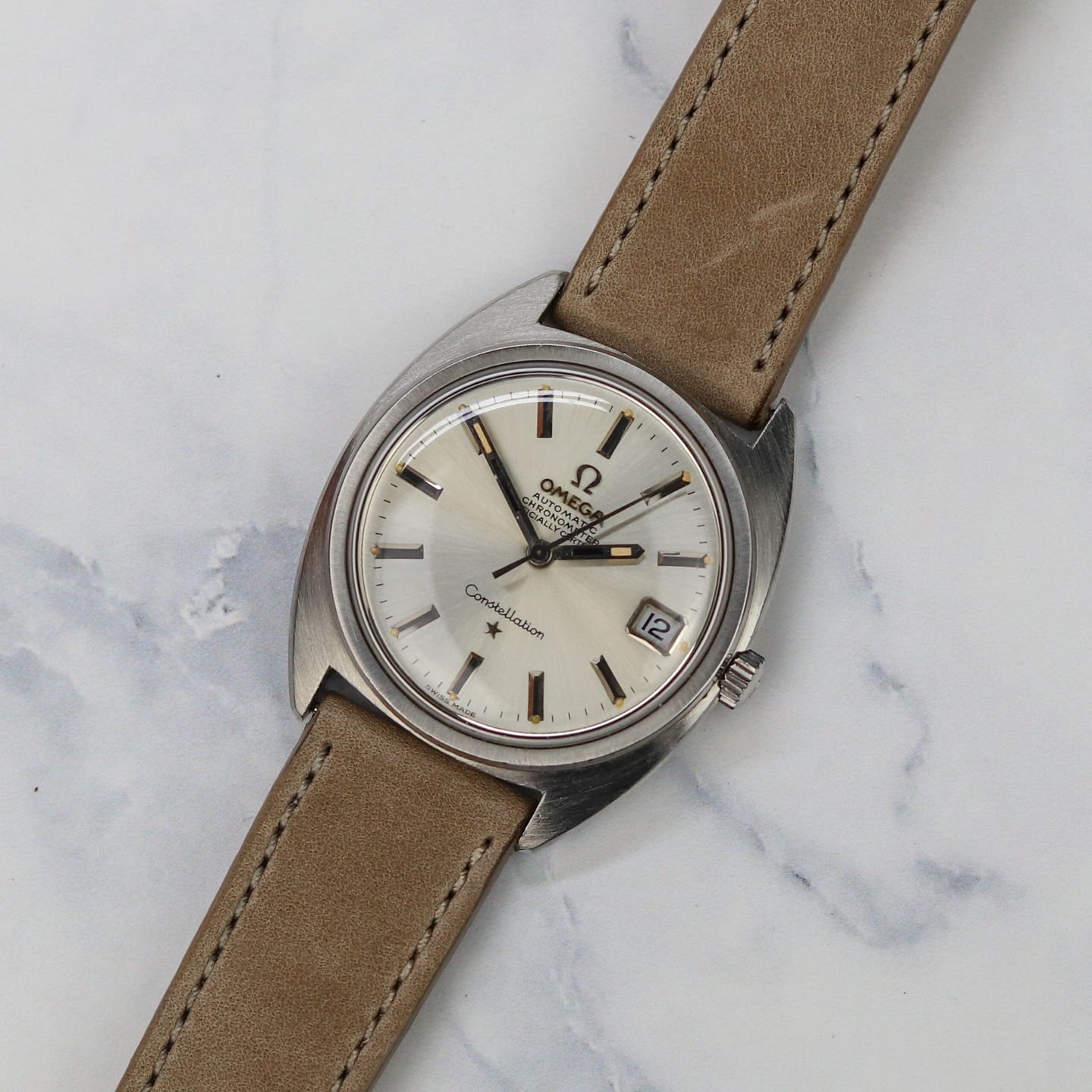 Omega Constellation 168.017 (1960) - Silver dial 36 mm Steel case (3/6)