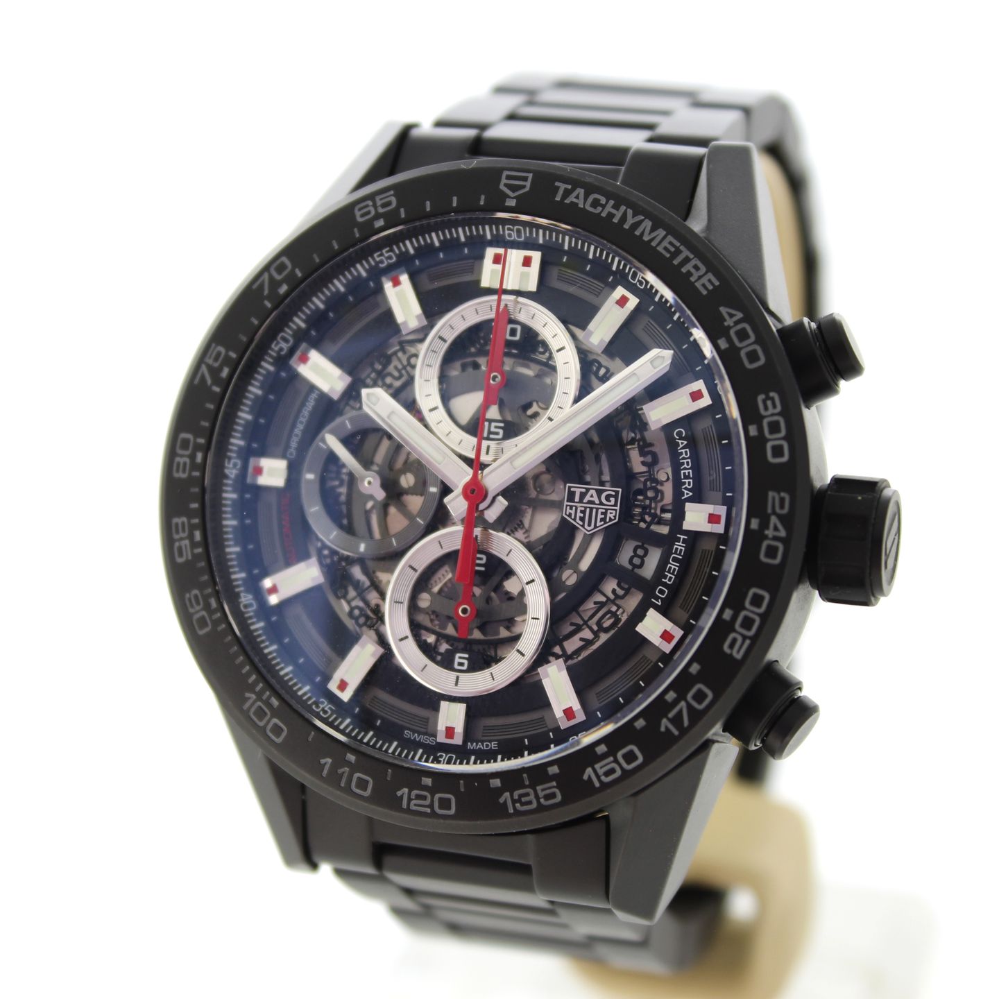 TAG Heuer Carrera Calibre HEUER 01 CAR2090.FT6124 (2021) - Black dial 43 mm Ceramic case (4/7)