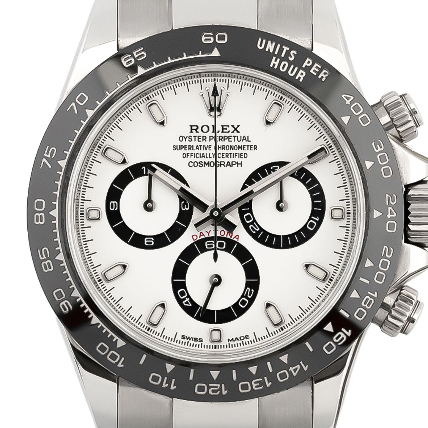 Rolex Daytona 116500LN (2017) - Wit wijzerplaat 40mm Staal (2/5)