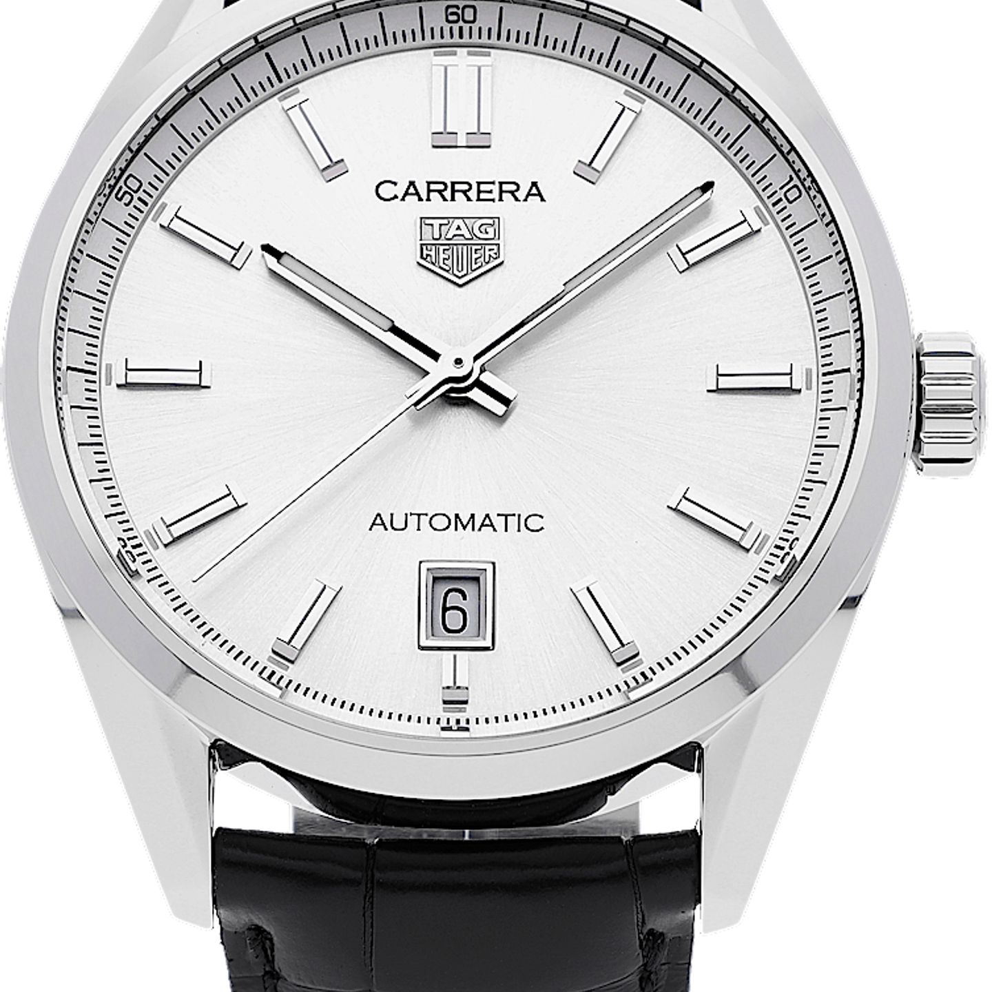TAG Heuer Carrera Calibre 5 WBN2111.FC6505 (2025) - Black dial 39 mm Steel case (2/5)