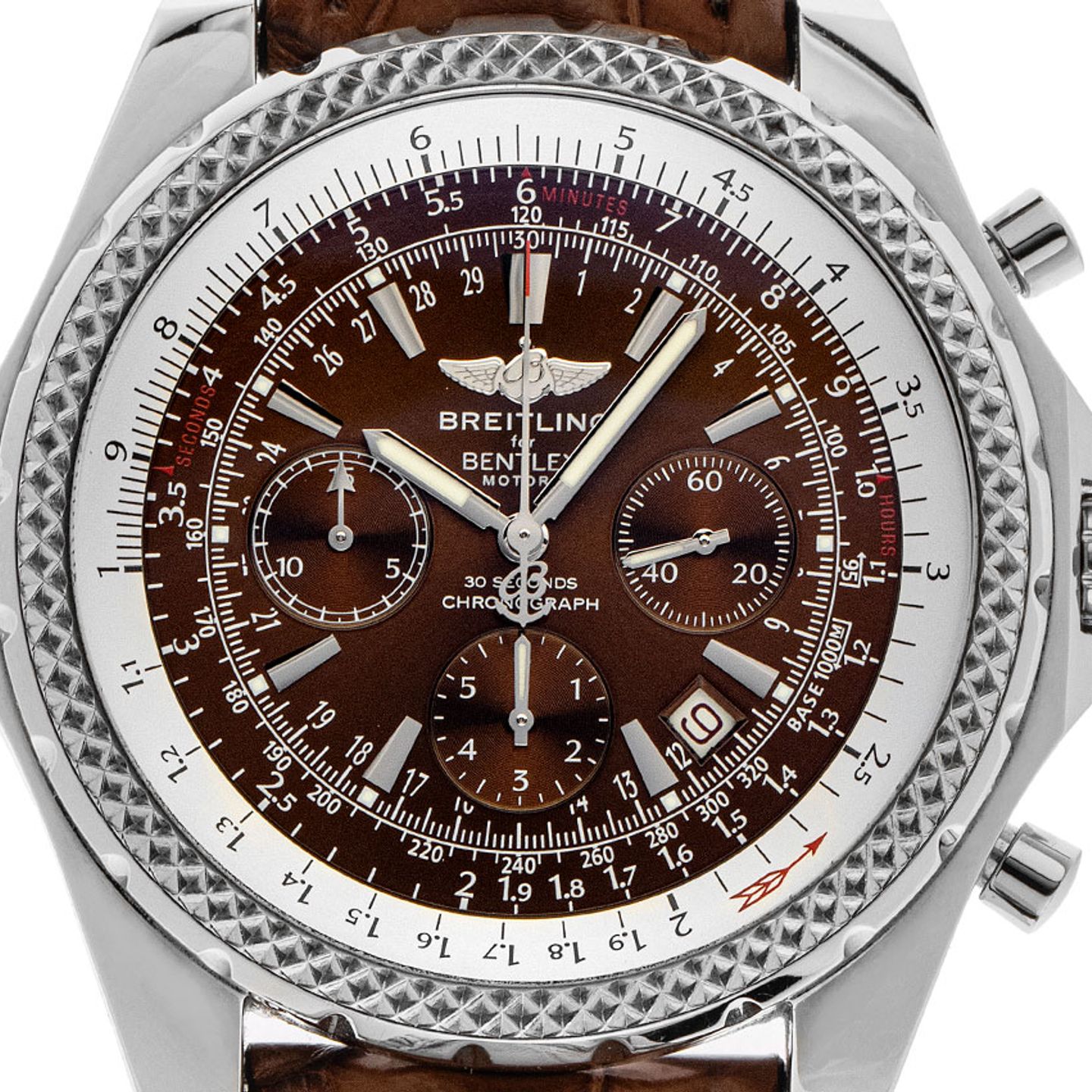 Breitling Bentley Motors A25362 (2005) - Brown dial 48 mm Steel case (1/8)