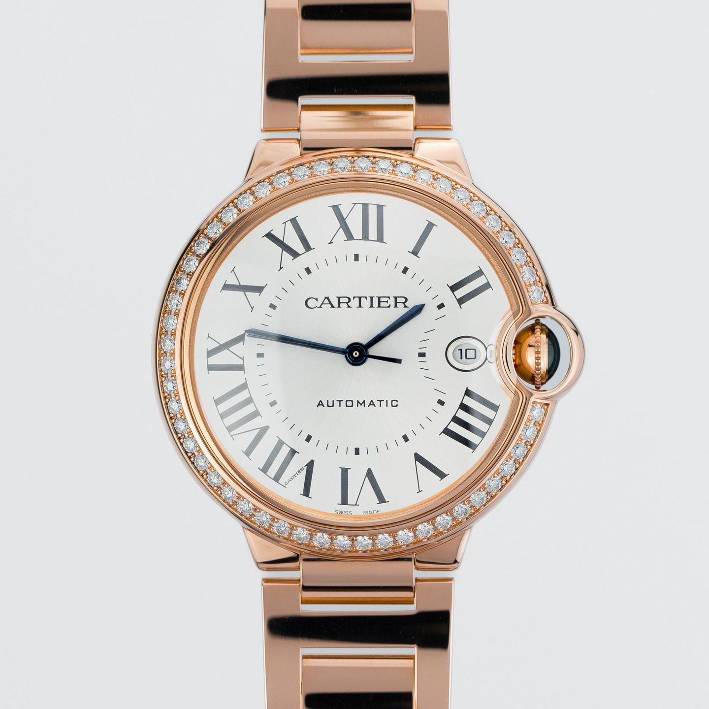 Cartier Ballon Bleu WJBB0057 (2022) - Zilver wijzerplaat 40mm Roségoud (1/7)