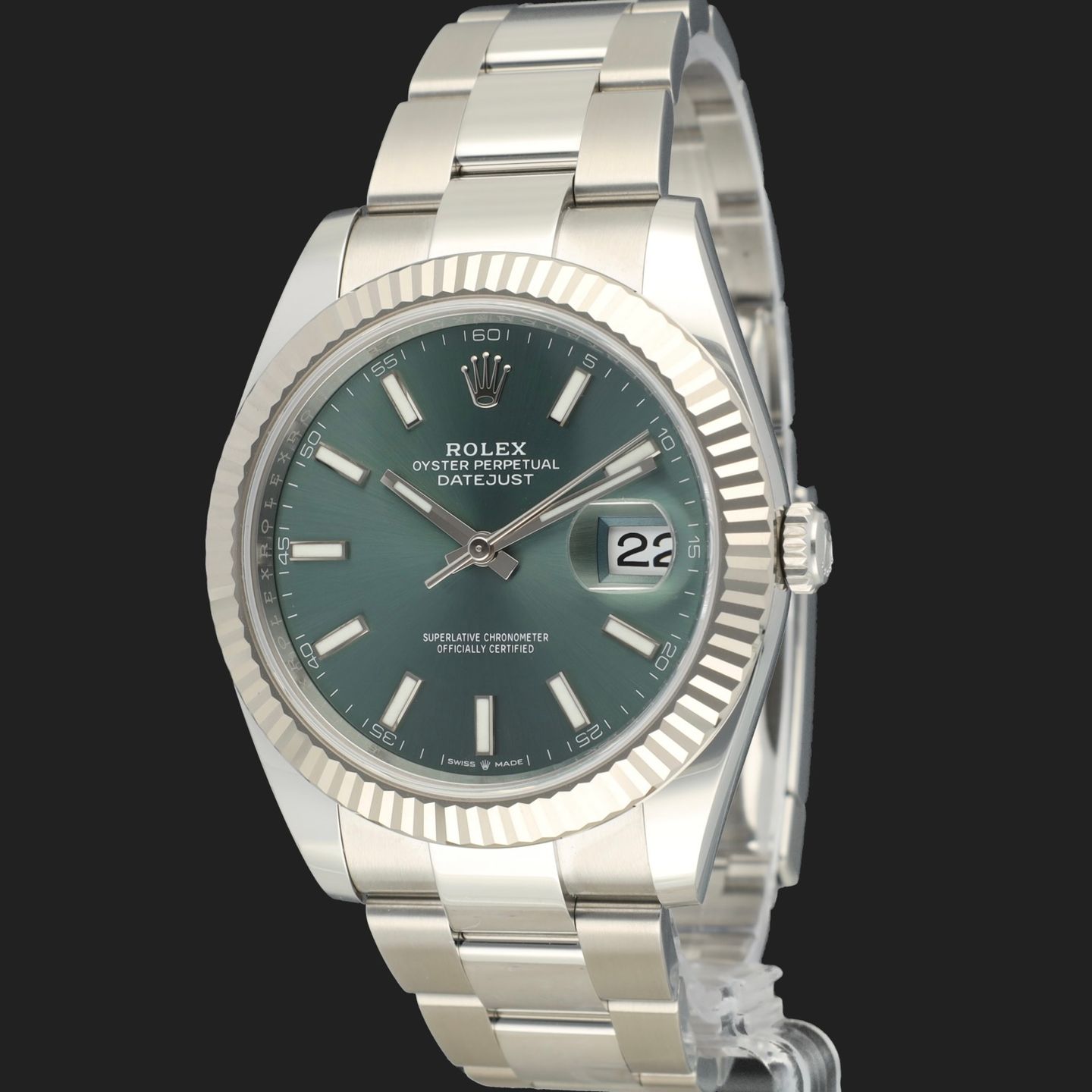 Rolex Datejust 41 126334 (2024) - Green dial 41 mm Steel case (1/6)