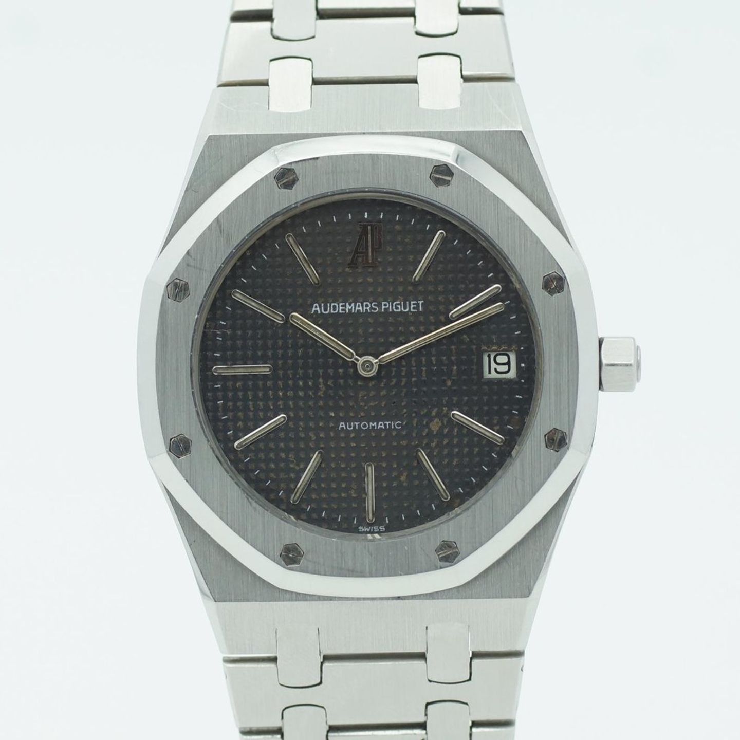 Audemars Piguet Royal Oak Jumbo 5402 (1980) - Grey dial 39 mm Steel case (3/8)