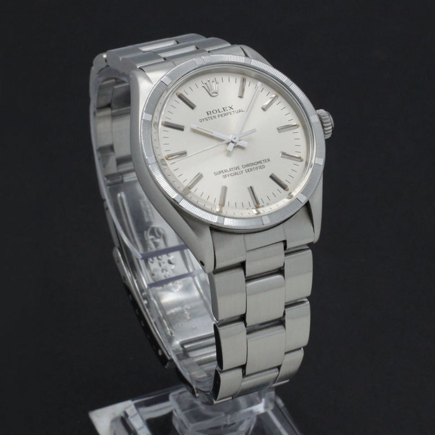 Rolex Oyster Perpetual 1007 (1981) - Silver dial 34 mm Steel case (4/7)