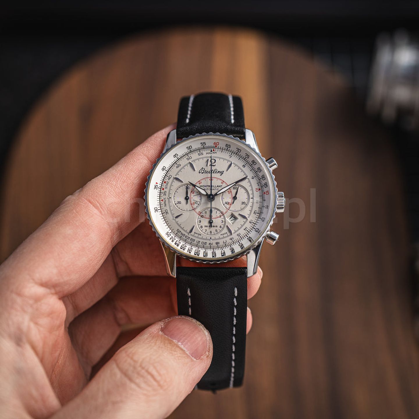 Breitling Montbrillant A41330 (2009) - 38 mm Steel case (2/8)