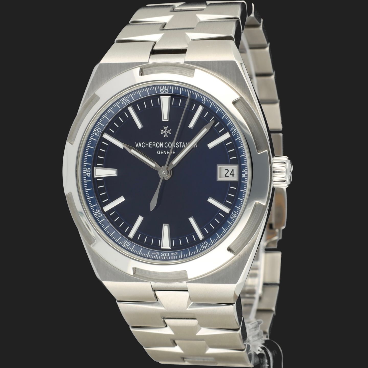 Vacheron Constantin Overseas 4500V/110A-B128 (2016) - Blauw wijzerplaat 41mm Staal (1/8)