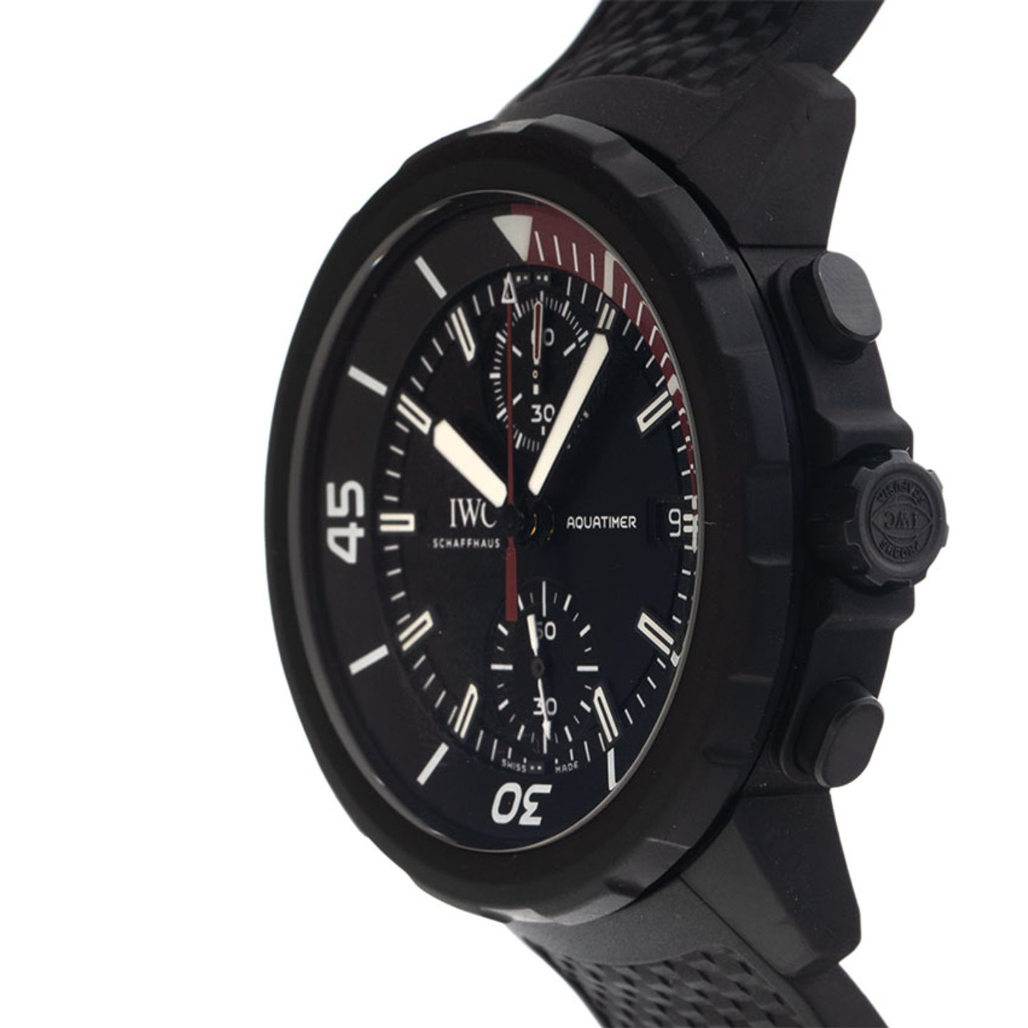 IWC Aquatimer Chronograph IW379505 (2017) - Zwart wijzerplaat 44mm Staal (4/8)