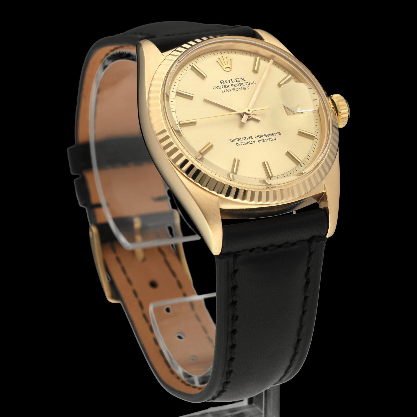 Rolex Datejust 1601 (1969) - Champagne dial 36 mm Steel case (5/8)