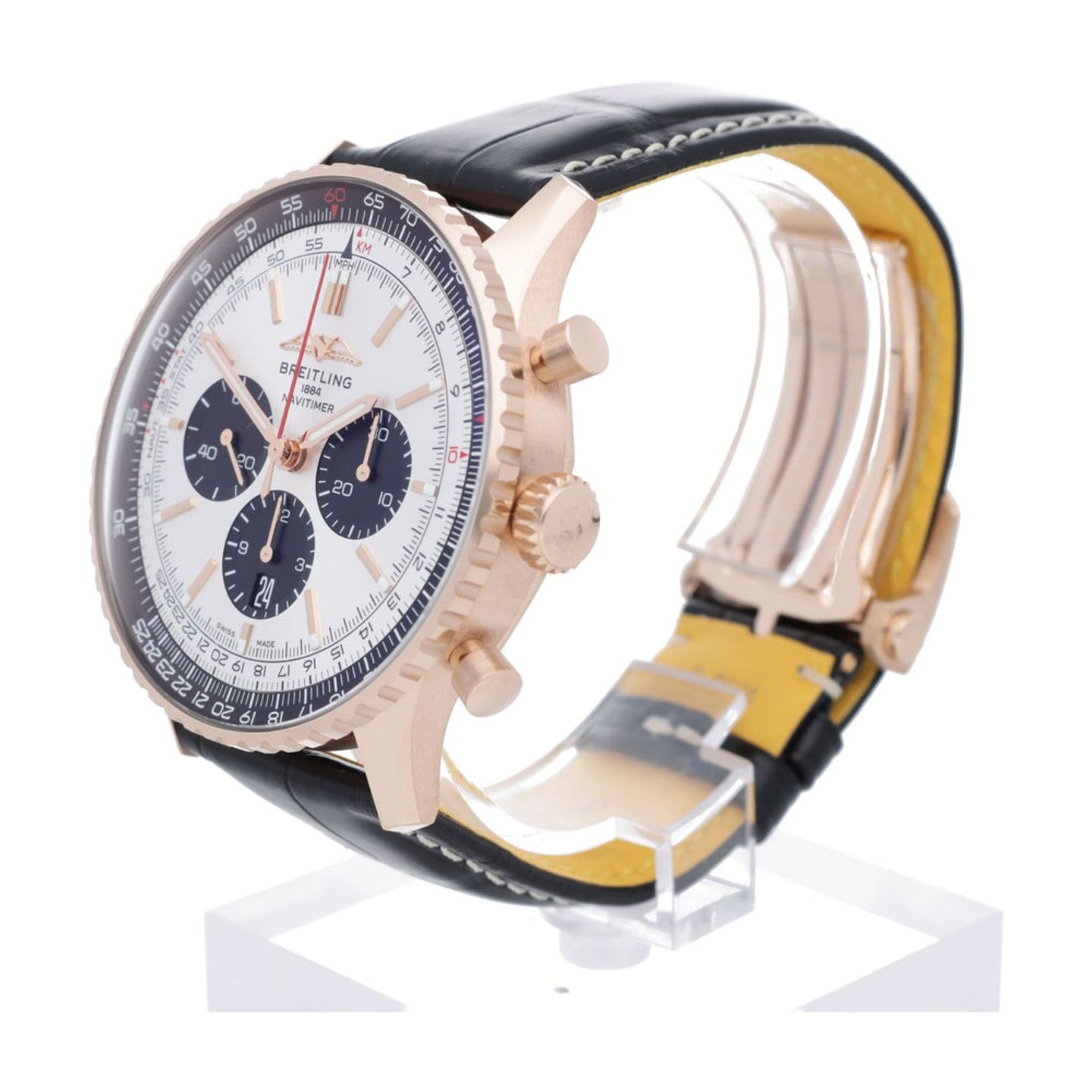 Breitling Navitimer 01 (46 MM) RB0137241G1P1 (2025) - Zilver wijzerplaat 46mm Roodgoud (2/7)